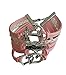 Nally Fashion LEATHER MULTILAYER BRACELET Trendy Leather Wrap Charm Bracelet Genuine Leather Bracelet for Teenage Girls & Young Women. Vintage Rope Multilayer Bracelet with Stainless Steel Charms.