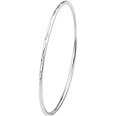 925 Sterling Silver Bangle Bracelet Bangles for Women/Girls | Bangle Bracelets for Women | 925 Sterling Silver Bracelets for Women | Dainty Bracelets