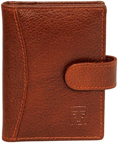 Fashion Freak Leather Credit Card Holder Brown