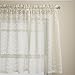 Lorraine Home Fashions Priscilla 60-inch x 36-inch Tier Curtain Pair, Ivory