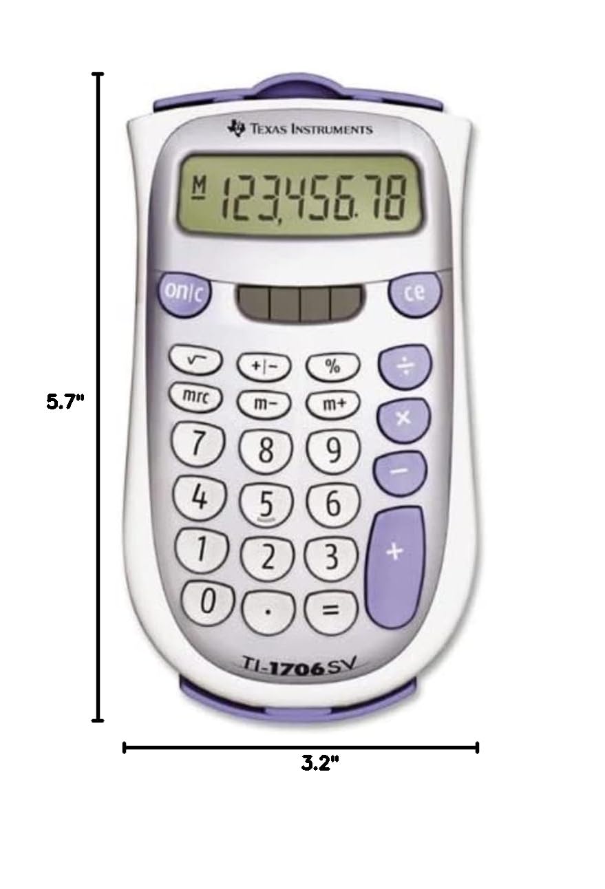 Texas Instruments TI-1706 SV Standard Function Calculator