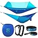 Ridge Outdoor Gear Camping Hammock with Mosquito Net - Ripstop Nylon - Ultralight Hammock Tent Bundle with Bug Netting, Straps, Carabiners