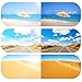 Costyle Royal Blue Mirror Retro Polarized Clip-on Flip-up Aviator Sunglasses for Men Driving Fishing Outdoor Sport Suitable for Women