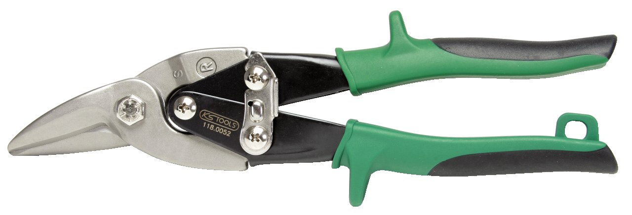 KS Tools 240mm Tin Snips Right