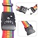 Geekdigg TSA 3-dial Travel Luggage Strap Lock Adjustable Suitcase Belt 78 inches