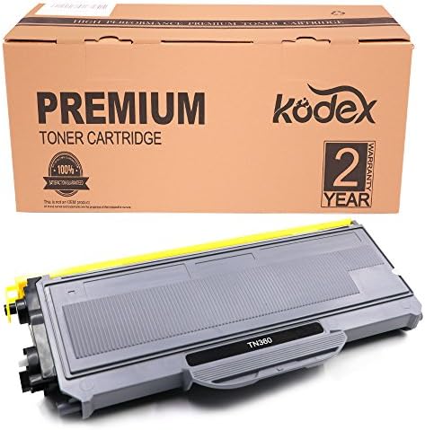 Kodex Compatible Toner Cartridge Replacement For Brother TN330 TN360 High Yield (1 Black)