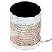 Elanze Designs Footprints in The Sand Ceramic Stoneware Electric Large Jar Candle Warmer