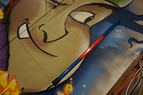 image for RipWood Royal Blue-Orange-Royal Blue Wood Attack Lacrosse Shaft / Stic