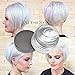 Mofajang Hair Color Wax,INST Temporary Hair Dye,Hair Coloring Wax,Washable Temporary, Natural Hairstyle Color Wax for Party,Halloween,Cosplay(White)