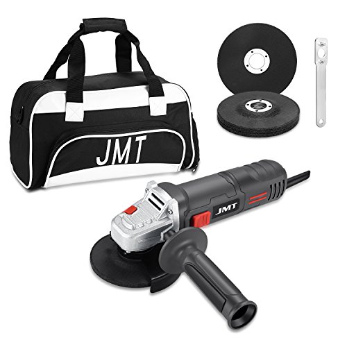 Jason machine 4-1/2-inch Angle Grinder 7AMP 11000RPM With 2pcs Wheels(Cuting wheels and Abrasive wheels) And a Toolkits (7A, grey)