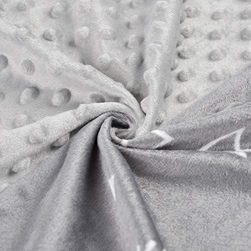 BORITAR Stretchy Changing Pad Covers with Dot Design, Ultra Soft Minky Fabric Changing Table Sheets for Unisex Infants, Grey Little Arrow Print
