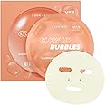 I DEW CARE Face Sheet Mask - Glow Up Bubbles | Vitamin and Niacinamide, Daily Skin Care,Facial Treatment, Illuminating, Detox, Moisturizing, Korean Sleeping Face Mask, Hydartion, Anti Wrinkle, 5ea