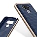 Caseology LG G6 Case, [Parallax Series] Slim Dual Layer Protective Textured Geometric Cover Corner Cushion Design for LG G6 (2017) - Navy Blue