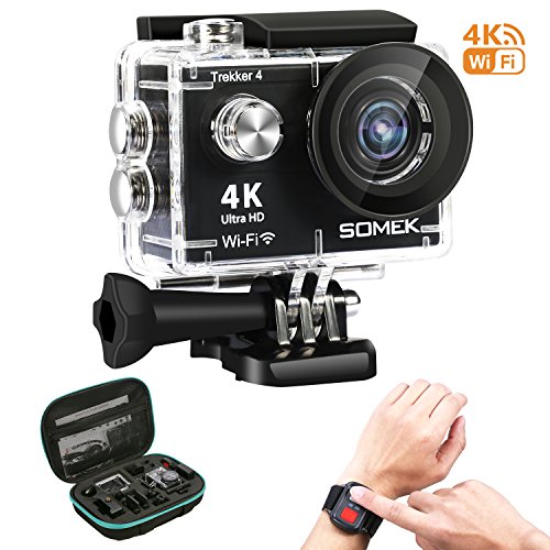 Action-Camera-4K-Ultra-HD-WIFI-Waterproof-Sports-Camera-12MP-170Wide-Angle-Lens-with-Remote-Control-2-Rechargeable-Batteries-and-Portable-PackageSOMEK-Trekker-4