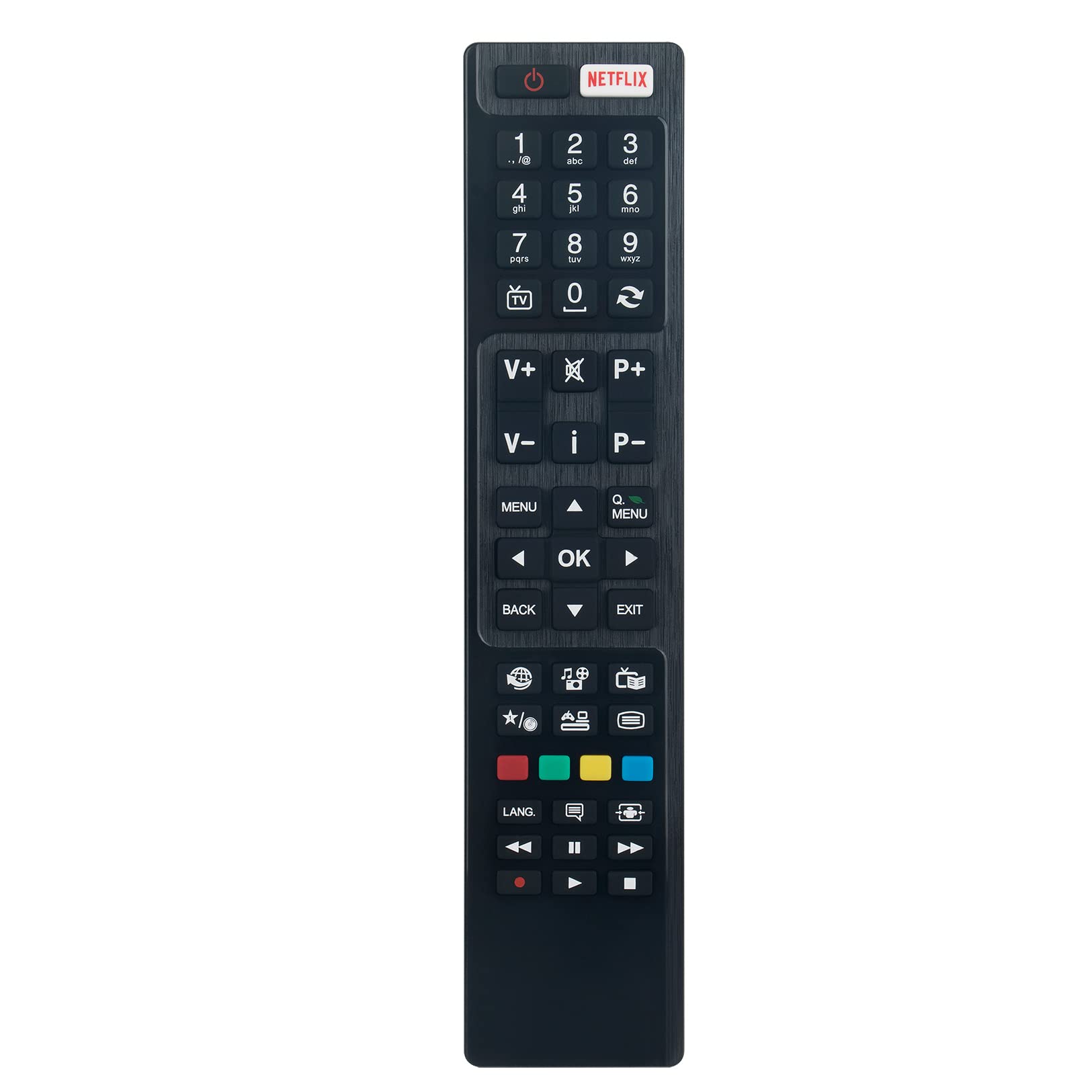 VINABTY RC48125 Replacement Remote Control Fit for Panasonic TV TX-24C300B TX-32C300B TX-40C300B TX55CR430B TX-55CR430B TX48CX400B TX-48CX400B TX40CX400B TX-40CX400B 24CW304 32CW304 TX24C300 TX32C200