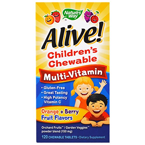 Nature's Way Alive Children's Chewable Mult-Vitamin 120 Chewable Tablets