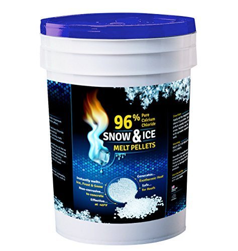 96% Pure Calcium Chloride Snow & Ice Melt Pellets - 25 Lb 17 51zTjZ1nUCL