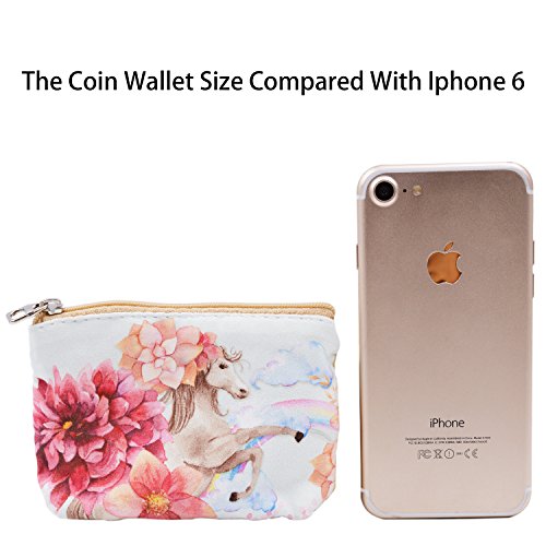 Women and Girls Cute Fashion Coin Purse Wallet Bag Change Pouch Key Holder - Thumbnail 3