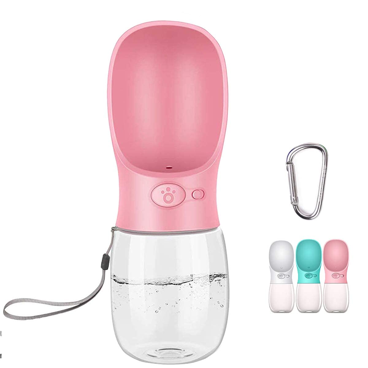 COTOP Dog Water Bottle Portable Dog Drinking Bottles for Walking Travel,Leak-Proof Puppy Water Dispenser & Feeder for Hiking, Camping, Outdoor Doggy Drinking Gift-350ml