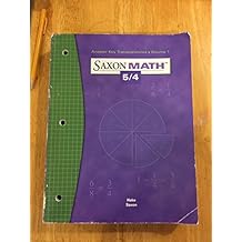 Amazon.com: saxon math answer key