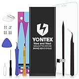 YONTEX Battery Model iP6 - Brand New 0 Cycle - with Replacement Repair Tool Kits , Adhesive Strip , Instruction and Screen Protector [24-Month Warranty]