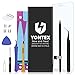 YONTEX Battery Model iP6 - Brand New 0 Cycle - with Replacement Repair Tool Kits , Adhesive Strip and Screen Protector [24-Month Warranty]