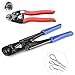SENTAI Wire Cable Rope Crimping and Stripping Tool for Aluminum Oval Sleeves, Stop Sleeves, Crimp Ferrules,Crimping Loop Sleeves, Crimper, Cutters, Stripper - From 1/16 Inch to 1/8 Inch