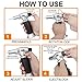 Sondiko Blow Torch Lighter, Culinary Torch, Refillable Kitchen Butane Torch with Safety Lock and Adjustable Flame Perfect for DIY, Creme Brulee, BBQ and Baking, Butane Gas Not Included, Black