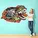 Home Decor Wall Sticker 3D Dinosaur Removable Room Decor Wall Decal Dinosaur for Kids Boys Girls,19.6 X 27.5 Inch