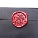 UNIQOOO Arts & Crafts Pack of 12 Matt Dark Red Sealing Wax Sticks for Wax Seal Stamp (Non-Wick)，Great for Embellishment of Cards Envelopes, Wedding Invitations, Wine Packages