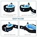 2 Pack Anti Lost Wrist Link, Wimaha Safety Velcro Skin Friendly Cotton Wrist Straps for Kids Toddlers, 2.5M Blue & 1.5M Orange