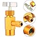 AC R134a Refrigerant Can Bottle Tap Tapper Opener Connector 1 4