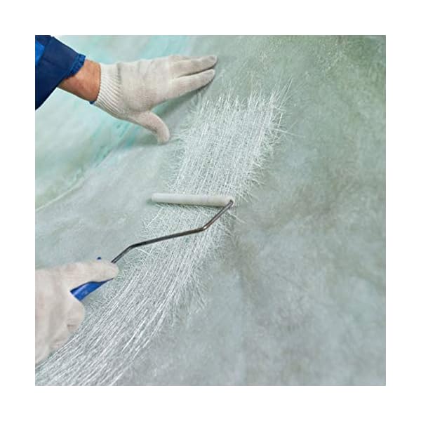 Epoxidharz mit HÃ¤rter, GFK Reparatur Set fÃ¼r Boot, Auto, Modellbau, Fahrzeugbau - 0,6KG mit Rovinggewebe Glasgewebe 160g/qm - BEKATEQ BK-170EP – Bild 4