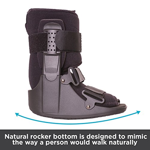 BraceAbility Short Broken Toe Boot Walker for Fracture Recovery