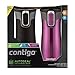 Contigo Autoseal Vacuum Insulated West Loop Stainless Steel Travel Mug with Easy-clean Lid, Matte Black & Radiant Orchid, 2-pack, 16-ounce