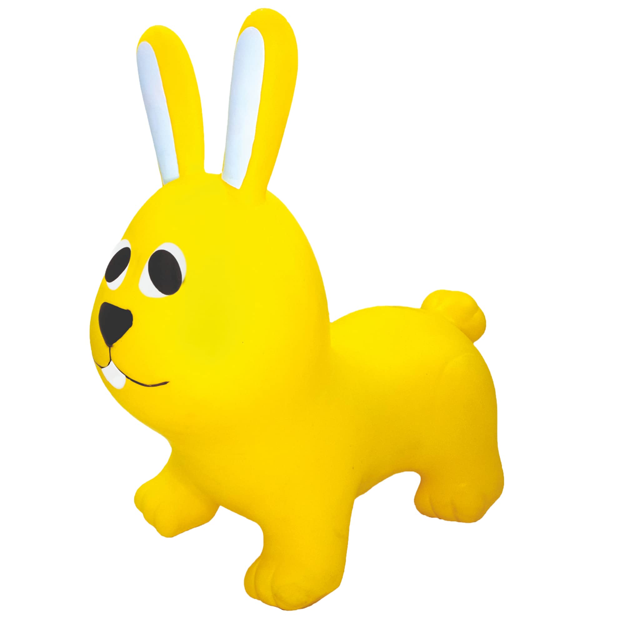 GERARDO'S Toys Animal Hopper for Toddlers and Kids - Bouncy Bunny Hopping Toy - Ride on Rabbit Hop - Indoor Outdoor Fun for Ages 2-5 Years - Yellow