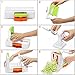 Folksmate Spiralizer Vegetable Slicer, Vegetable Spiralizer with Strong Stainless Steel Spiral 3-Blade, Best Veggie Pasta Spaghetti Salad Maker for Low Carb/Paleo/Gluten-Free