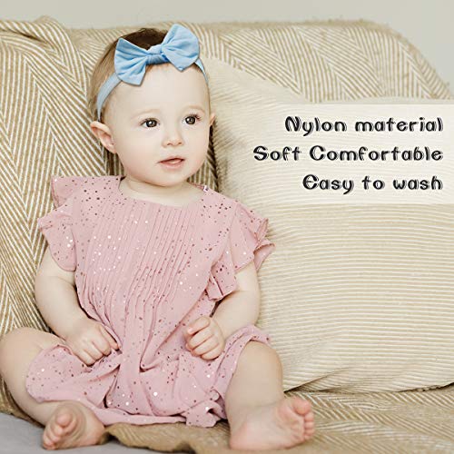 Baby Girl Bows Headbands Nylon Headbands for Newborn Infant
