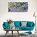 Wieco Art - Wisteria Giclee Canvas Prints Wall Art of Claude Monet Famous Oil Paintings Reproduction Artwork Modern Impressionist Flower Pictures for Home Decorations for Living Room Bedroom Kitchen L