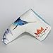 Craftsman Golf Blue Fish Ocean Crab Head Cover Headcover Putter Cover for Scotty Cameron Taylormade Odyssey Blade (White)