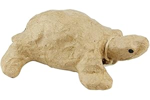 DÉCOPATCH Paper-Mache Figurine, 4.5", Turtle