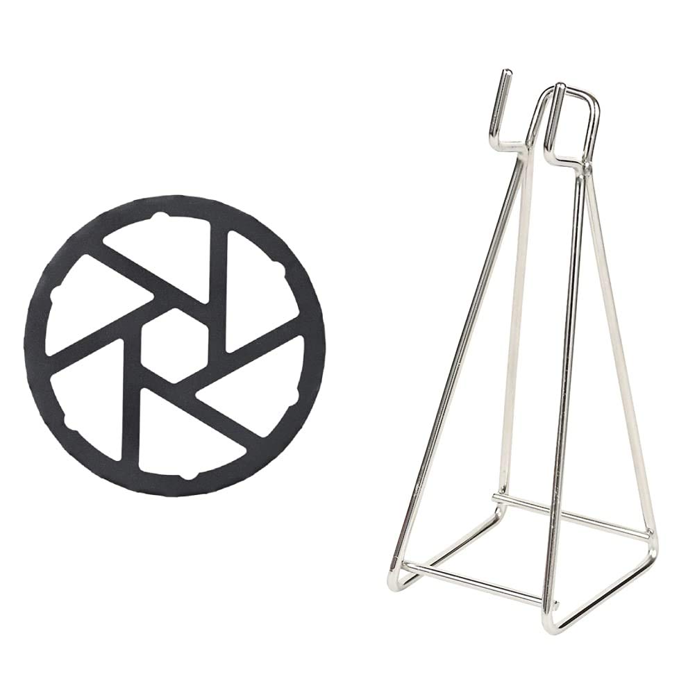 パール金属 ミニ五徳 鉄製 HB-5001 ブラック & ミニ五徳スタンド HB-4293【セット買い】商品画像