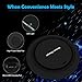 Wireless Charger, Fast Wireless Charger, Wireless Charging Pad, Ultra Slim Qi Charging Station for iPhone 8/8 Plus, iPhone X, Nexus 5/6/7, Samsung Galaxy S8/S8+/S7/S7 edge/S6 edge/Note 5 (Black)