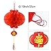 Coopay 10 Pack Chinese Red Lanterns Festival Decorations for New Year, Spring Festival, Wedding, Restaurant Decoration