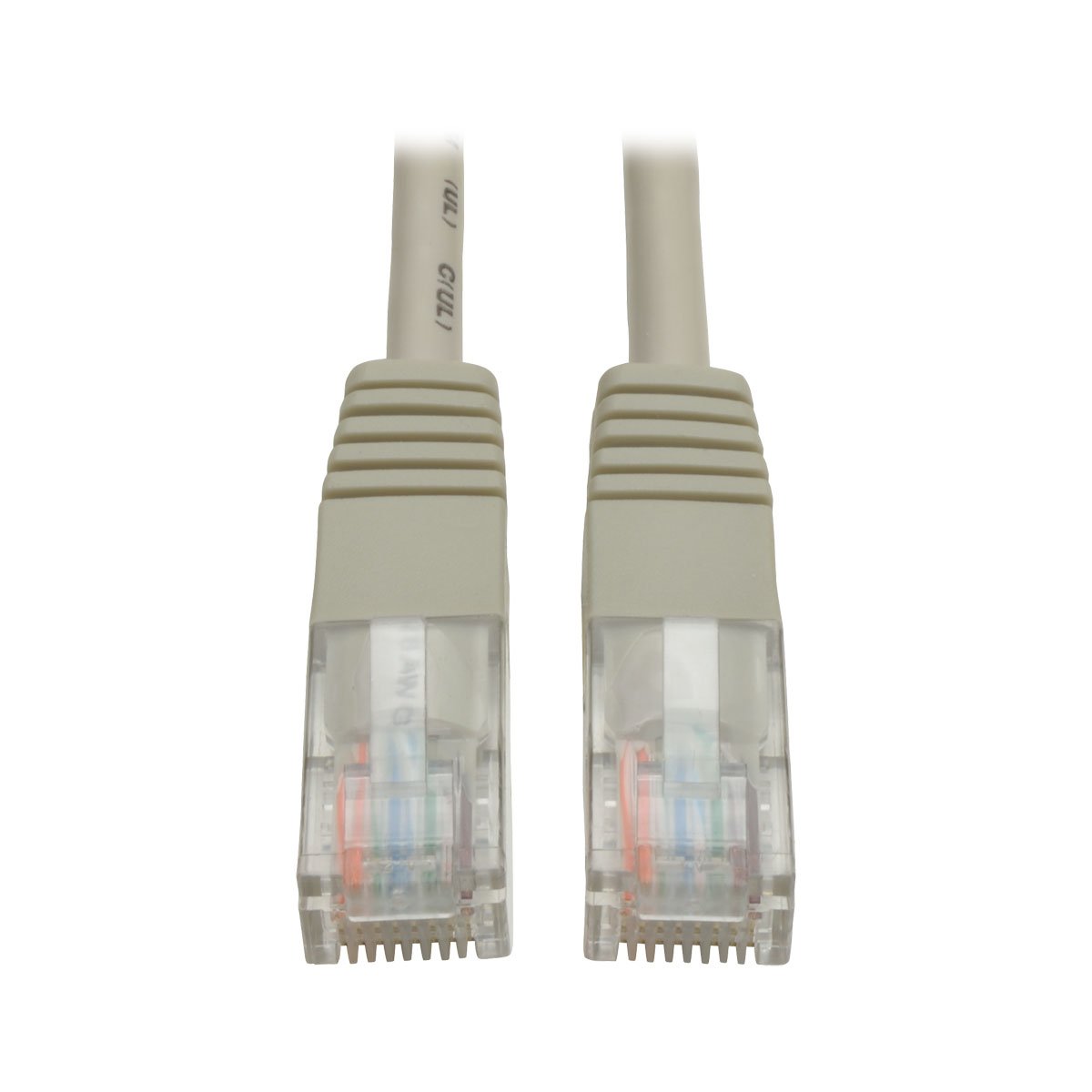Tripp Lite 3.66 m Cat5e / Cat5 350 MHz Snagless Molded UTP Patch Cable RJ45 M/M Grey (N002-012-GY)