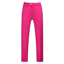 MOGU Mens 2 Piece Suit Slim Fit Double Breasted