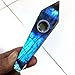 Natural Labradorite Crystal Tube with with 5pcs Screen Filters and 1 Brush