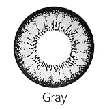 Women Multi-color Cute Charm and Attractive Fashion Contact Lenses Cosmetic Makeup Eye Shadow - Gray 2 By Dream TM