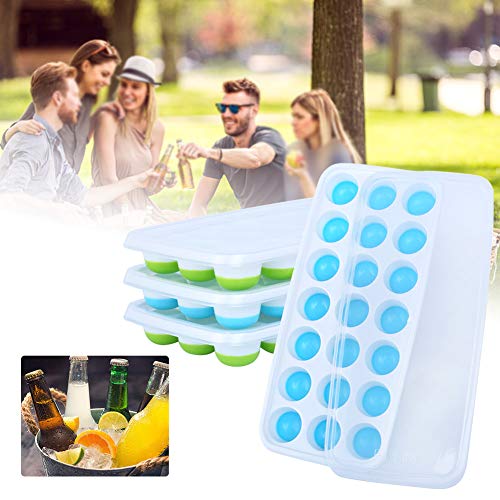 shuxuanltd EiswüRfel Wiederverwendbar EiswüRfelbehäLter Ice Cube EiswüRfel BehäLter EiswüRfelform Groß EiswüRfelform Mit… – Bild 6