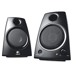 Logitech Z130 2-Piece 3.5mm Black Compact Computer